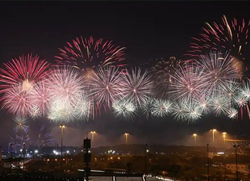 陆川县焰火晚会